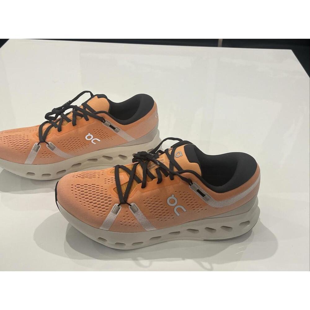 On Cloudsurfer 2 3MF10123126 Sneaker Mens 8 Tangerine Ivory Running Shoes 11.5 - Picture 7 of 10